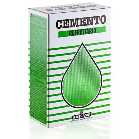 Cemento Refrattario resistente alle alte temperature -1 Kg