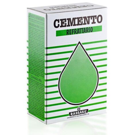 Cemento Refrattario resistente alle alte temperature -1 Kg