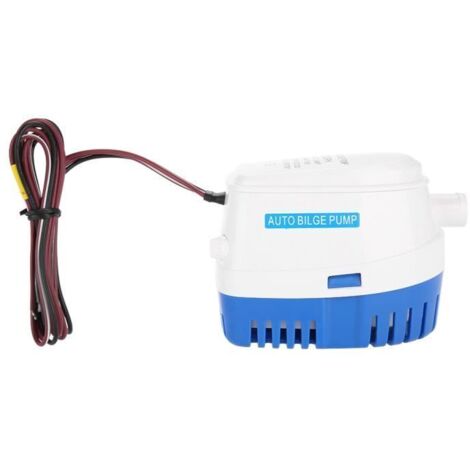 CEN Pompe à Eau Automatique Bateau Cale Submersible Marine 12V pour Étangs, Piscines, Yacht