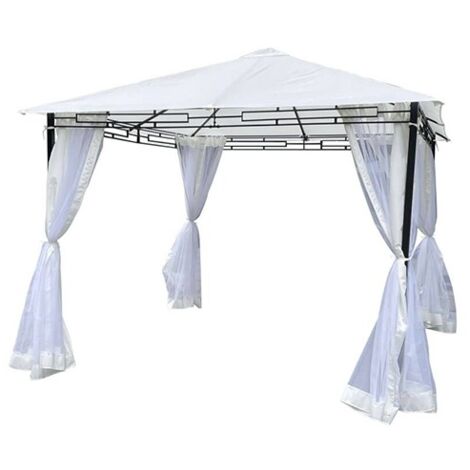 CENADOR ACERO C/CORTINAS - 3X3X2,6M