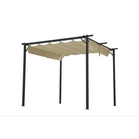 CENADOR ACERO C/TOLDO CORR - 3X3