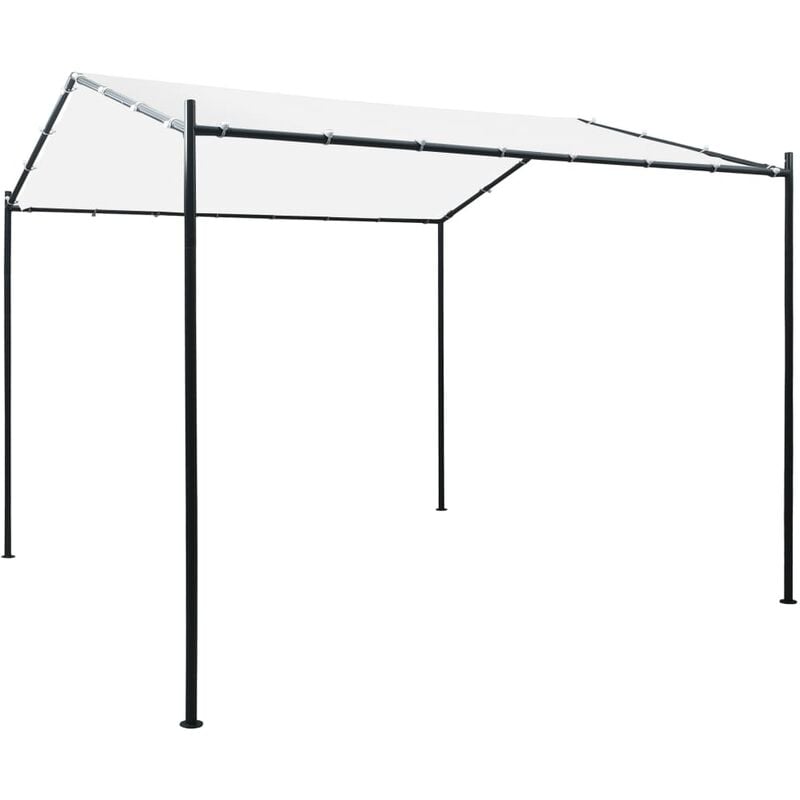 

vidaXL Cenador blanco 3x3x2,6 m 180 g/m² - Blanco