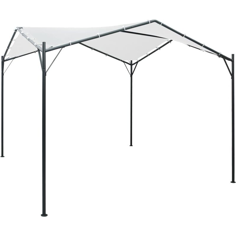 

vidaXL Cenador blanco 3x3x2,6 m 180 g/m² - Blanco