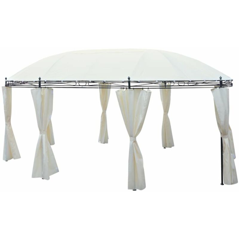 

Cenador blanco crema 530x350x265 cm