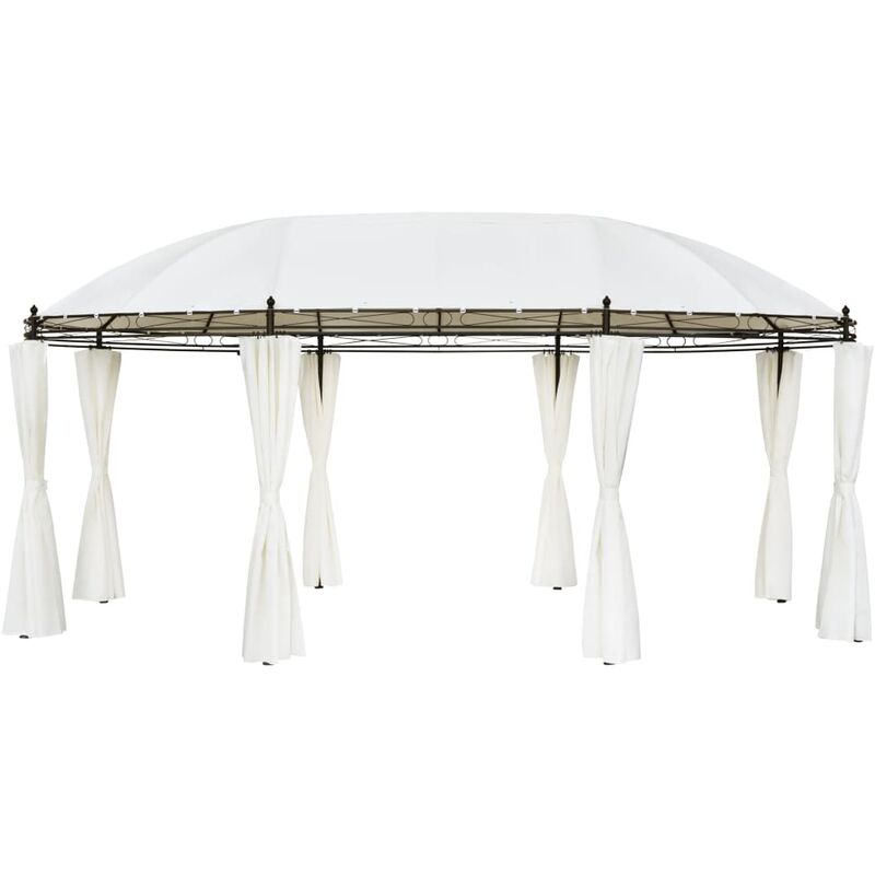 

Cenador blanco crema 530x350x265 cm