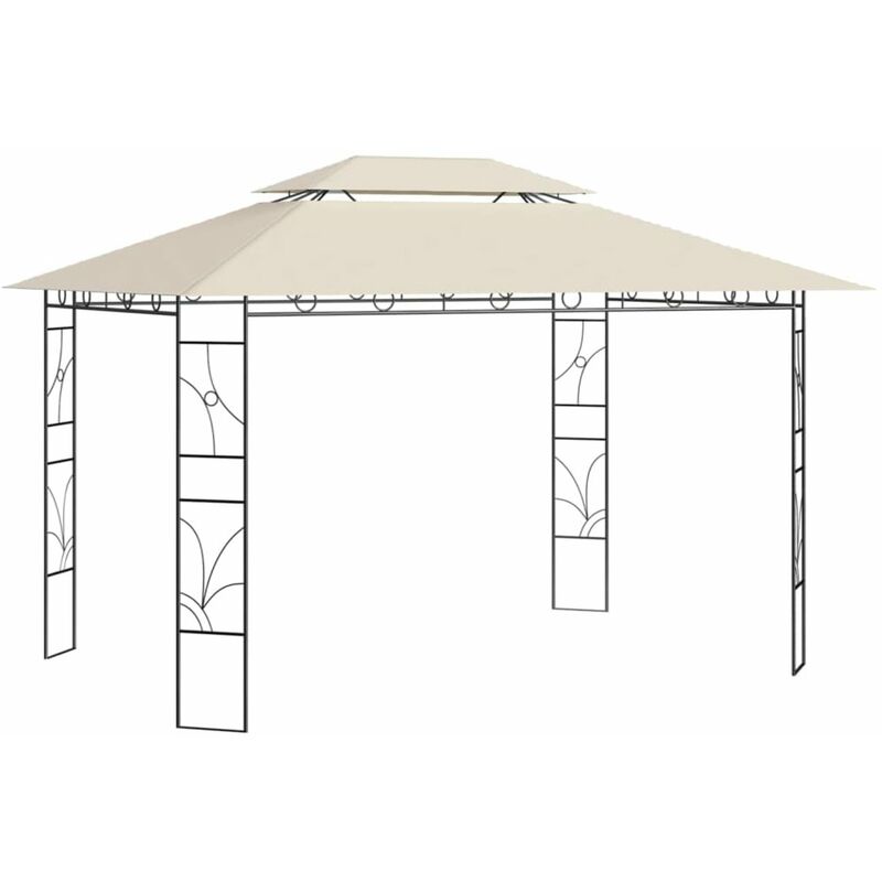 

Cenador color crema 4x3x2,7 m 160 g/m2