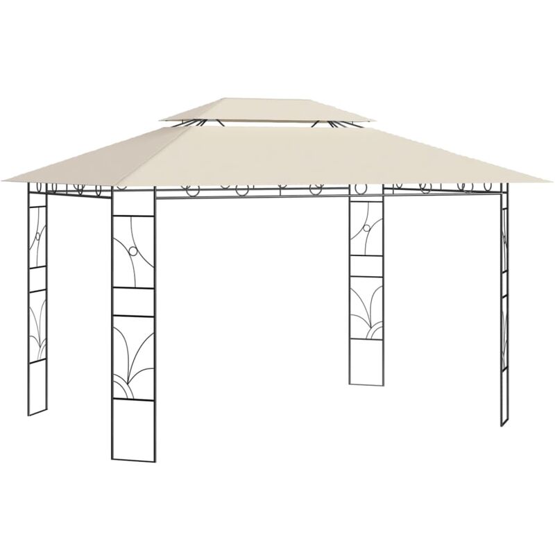 

Cenador color crema 4x3x2,7 m 160 g/m² - Crema
