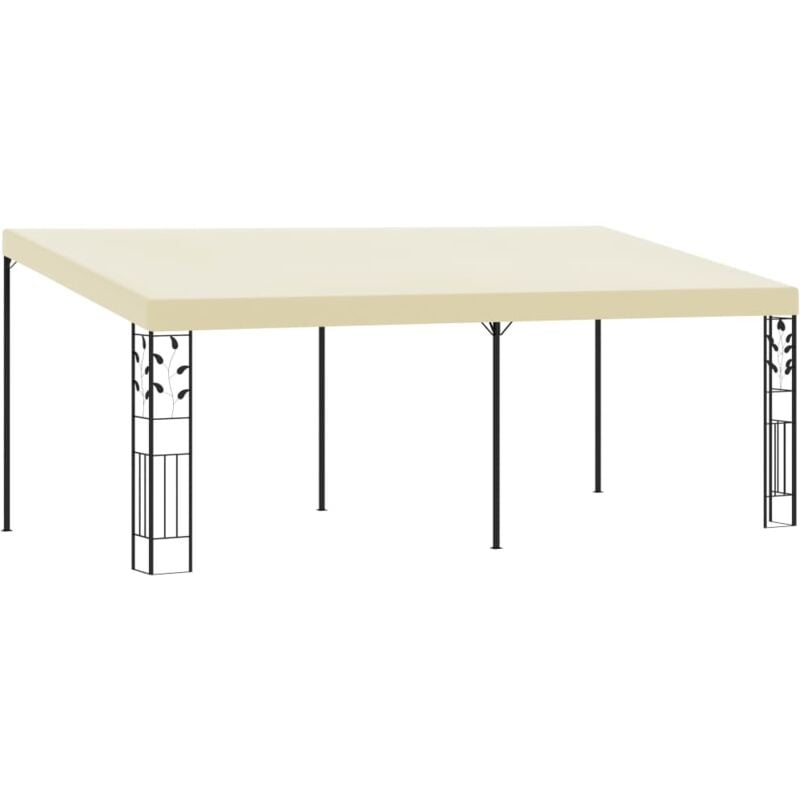 

Cenador con montaje en la pared crema 6x3x2,5 m - Crema - Vidaxl