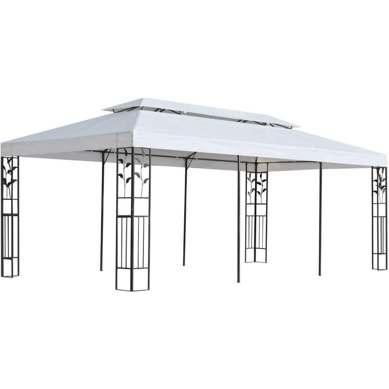 

Cenador de jardin 3x6 m blanco
