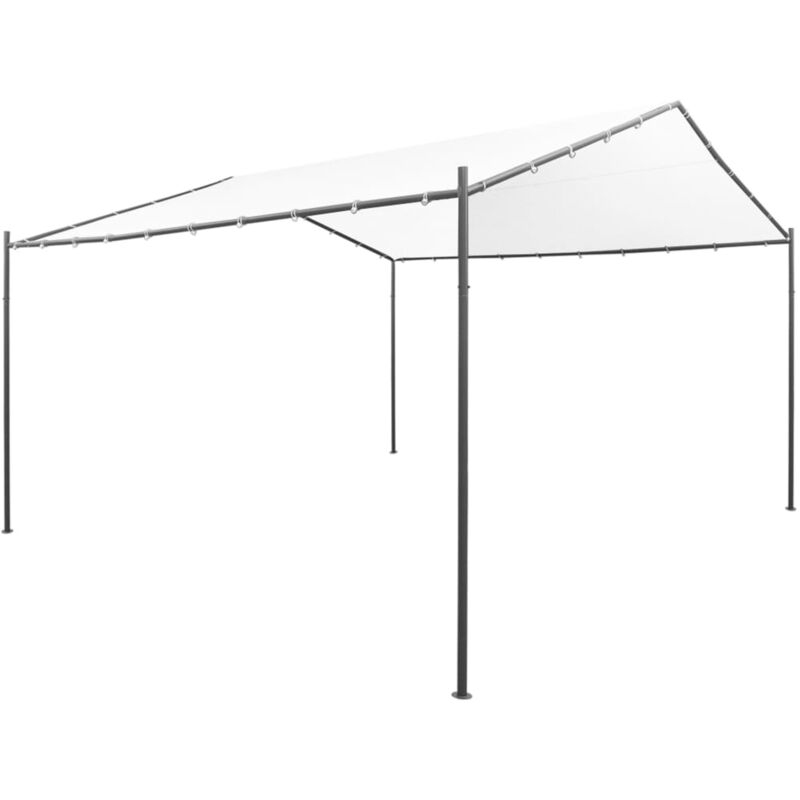 

Cenador de jardin blanco 400x400x260 cm 180 g/m²