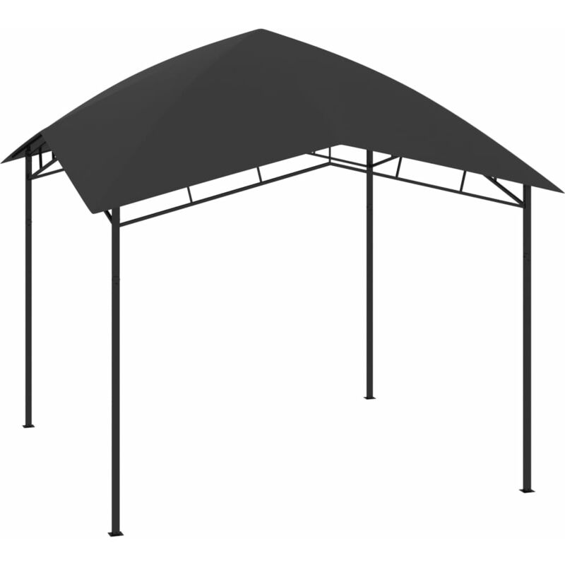 

Cenador de jardín gris antracita 3x3x2,9 m 180 g/m²