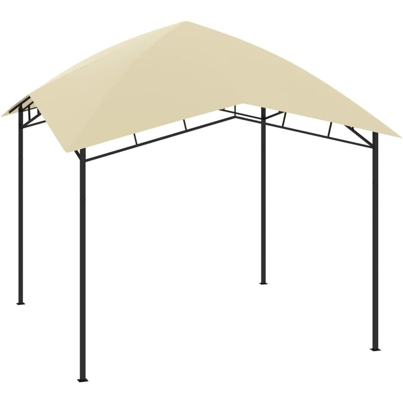 

Cenador de jardín color crema 3x3x2,9 m 180 g/m² - Crema