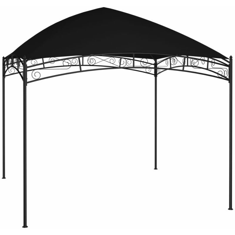 

Cenador de jardín gris antracita 3x3 m 180 g/m² - Antracita