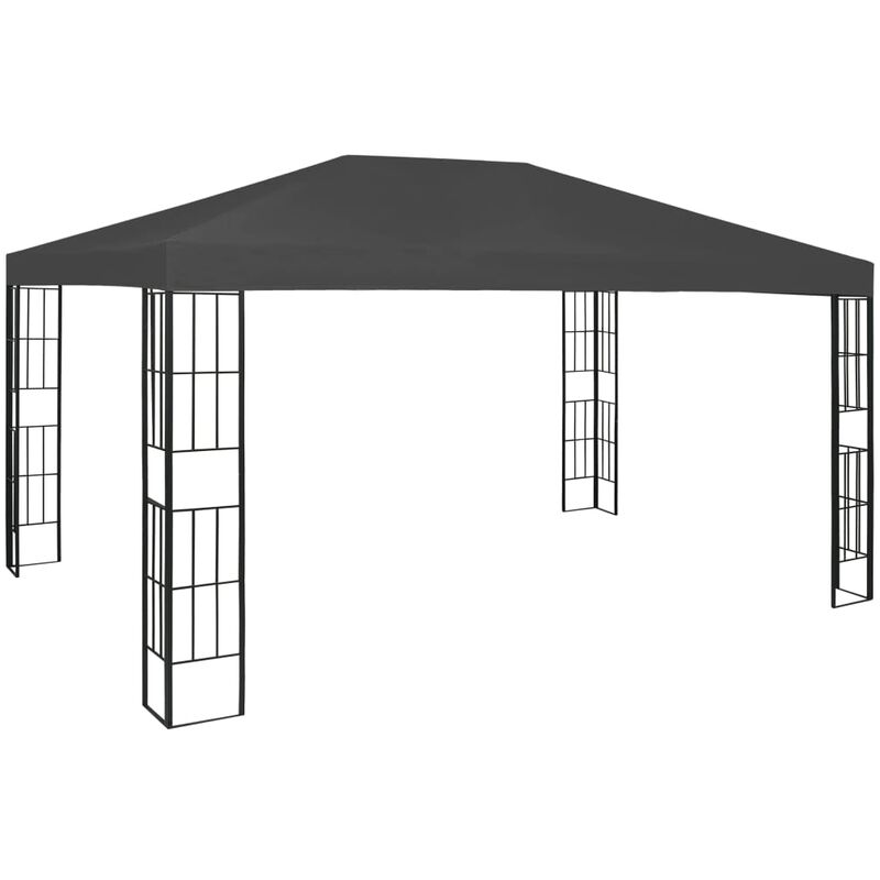 

Cenador gris antracita 3x4 m