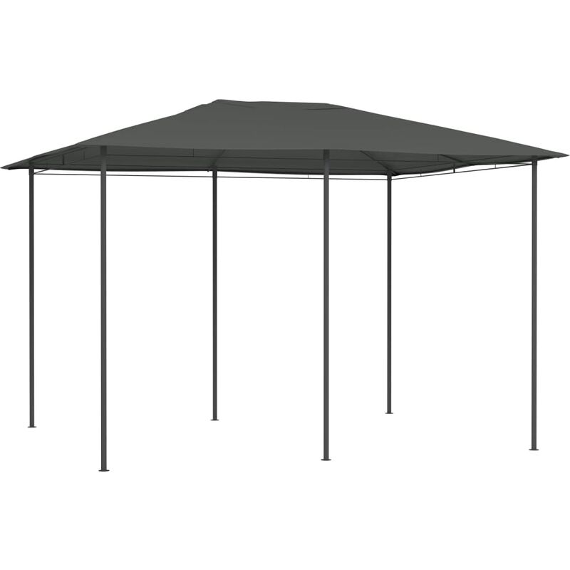

Cenador gris antracita 3x4x2,6 m 160 g/m² - Antracita
