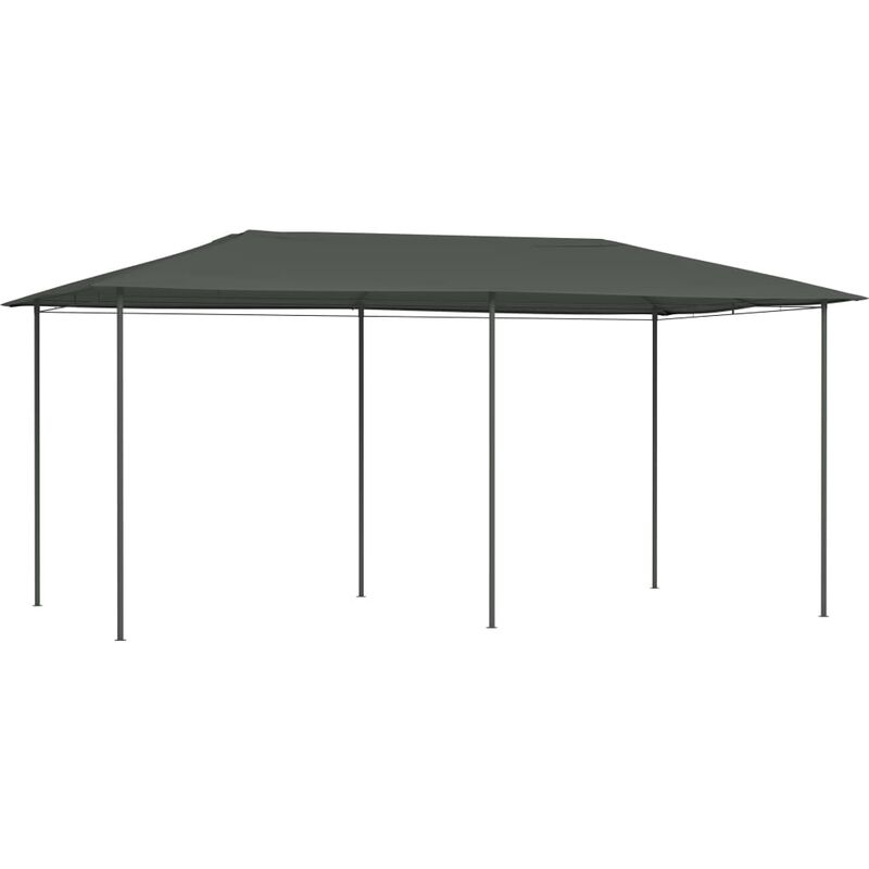 

Cenador gris antracita 3x6x2,6 m 160 g/m²