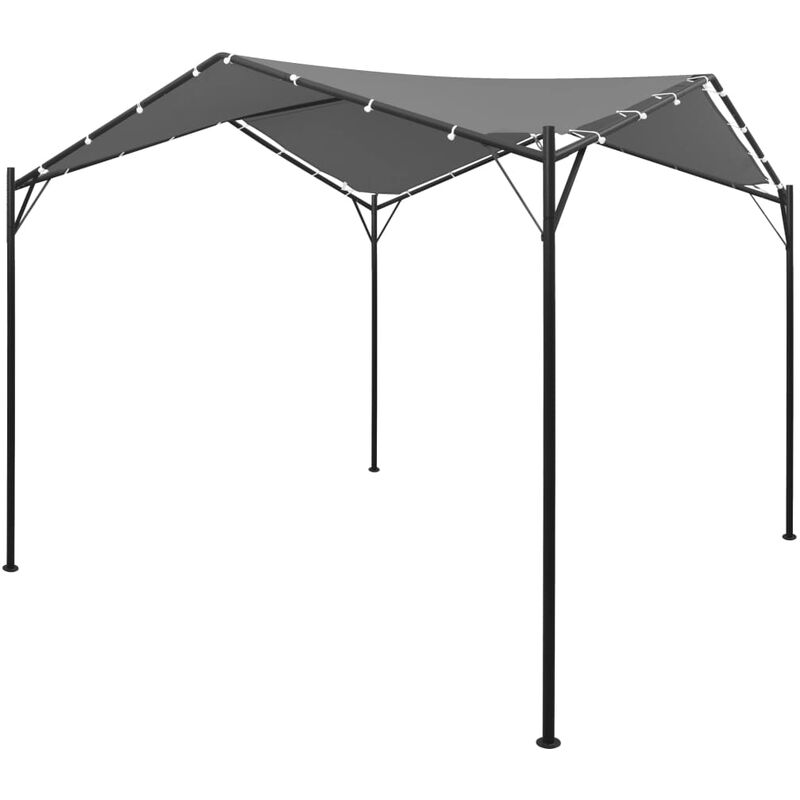 

Cenador gris antracita 4x4 m - Antracita