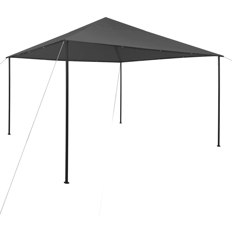 

vidaXL Cenador gris antracita 4x4x3 m 180 g/m² - Antracita