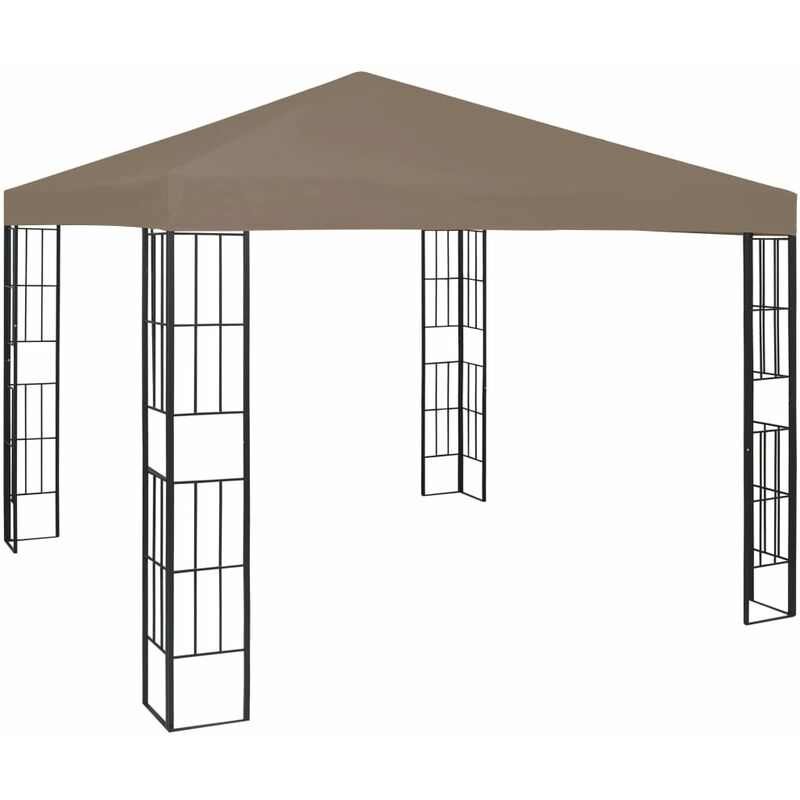 

Cenador gris taupe 3x3 m - Gris Topo