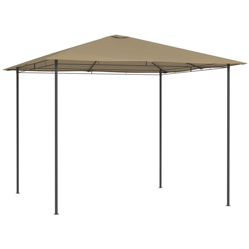 

Cenador gris taupé 3x3x2,6 m 160 g/m²