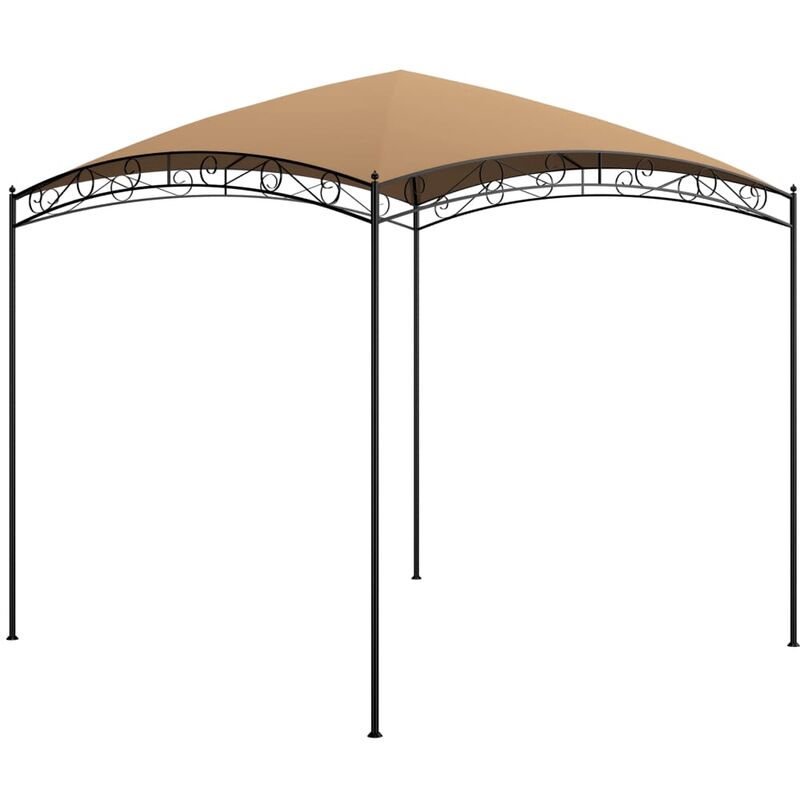 

Cenador gris taupé 3x3x2,65 m 180 g/m²