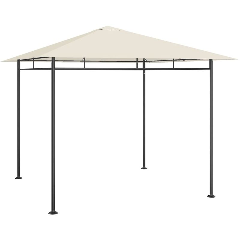 

Cenador gris taupé 3x3x2,7 m 180 g/m²