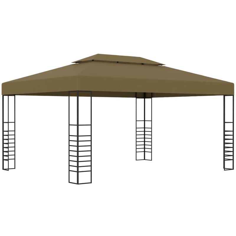 

Cenador gris taupe 3x4 m 180 g/m²
