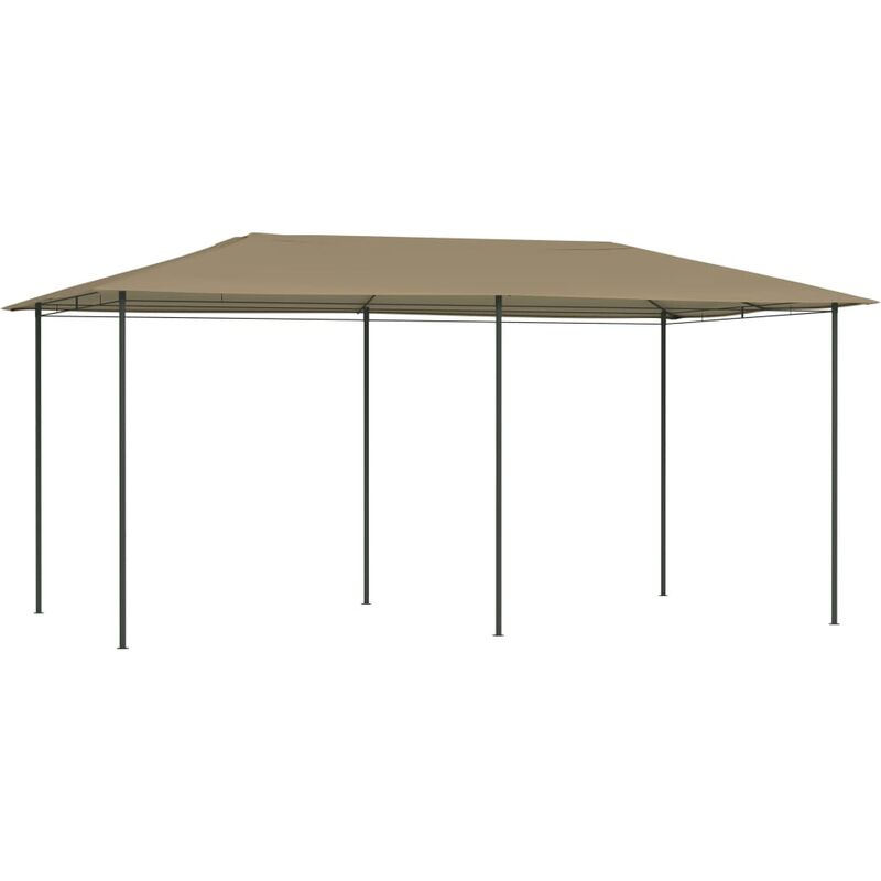 

Cenador gris taupe 3x6x2,6 m 160 g/m²