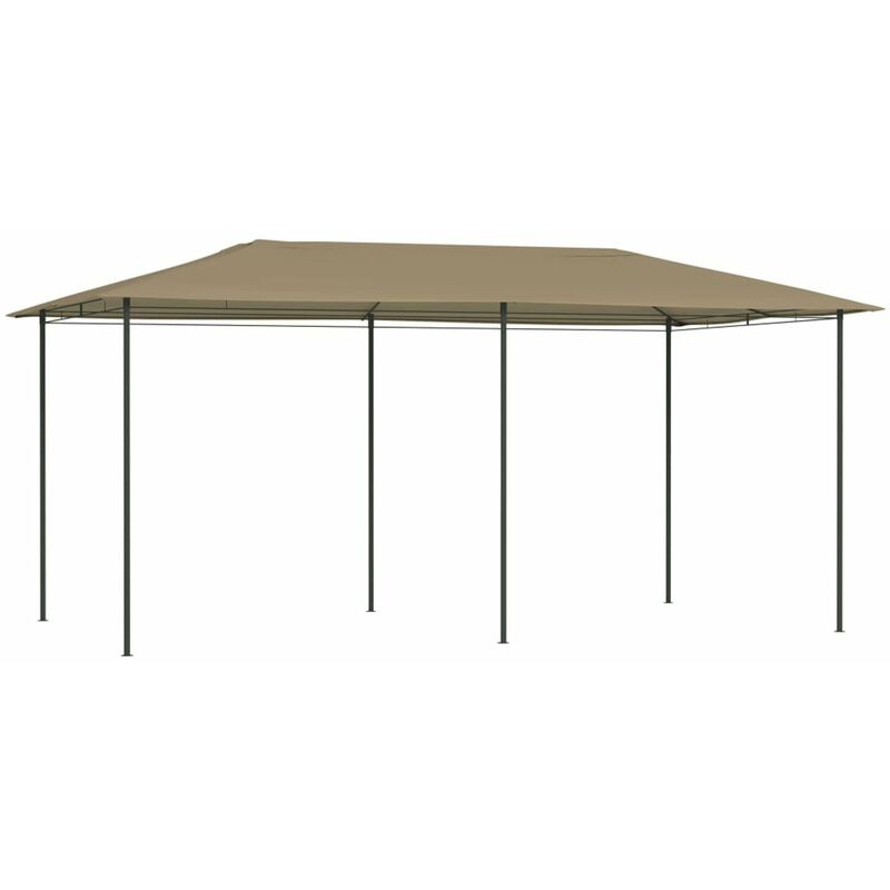 

Happyshopping - Cenador gris taupe 3x6x2,6 m 160 g/m²