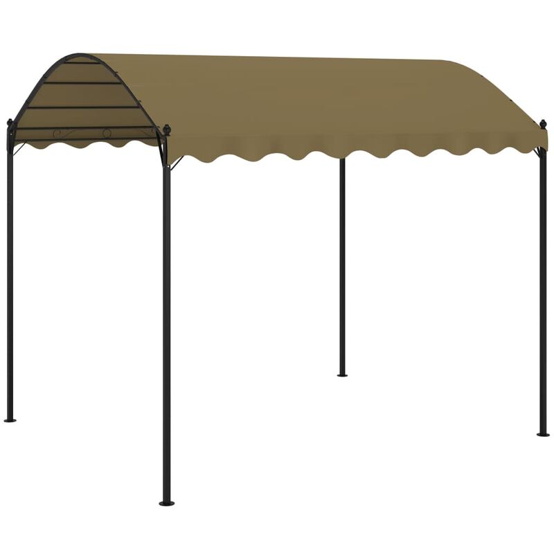 

Cenador gris taupe 4x3x2,6 m 180 g/m²