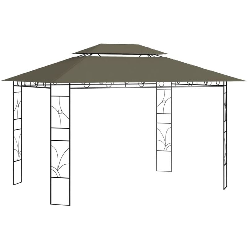 

Cenador gris taupé 4x3x2,7 m 160 g/m²