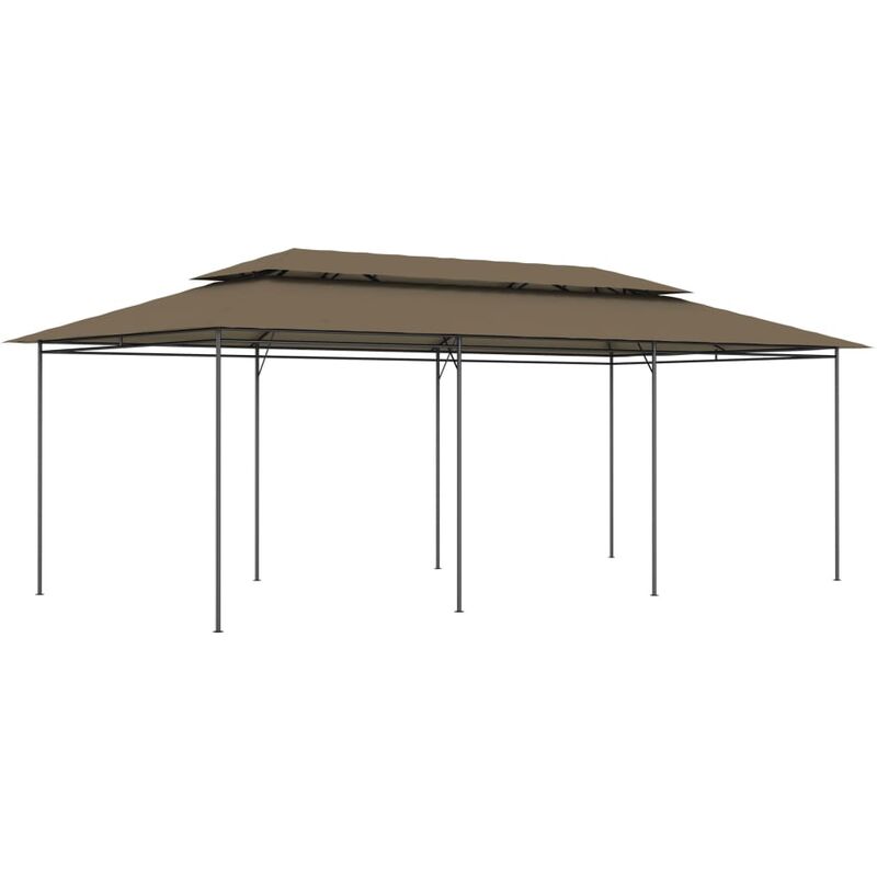 

Cenador gris taupe 600x298x270 cm 180 g/m² - Gris Topo