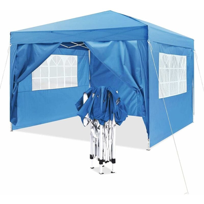 

Cenador Plegable Impermeable 3x3m,Cenadores para Jardin,Gazebo Plegable Protección UV 50,Carpas y Cenadores con 4 Paredes Laterales y Patas y