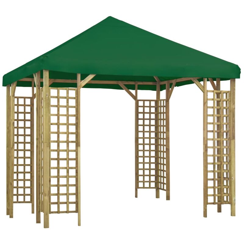 

Cenador verde 3x3 m - Verde - Vidaxl