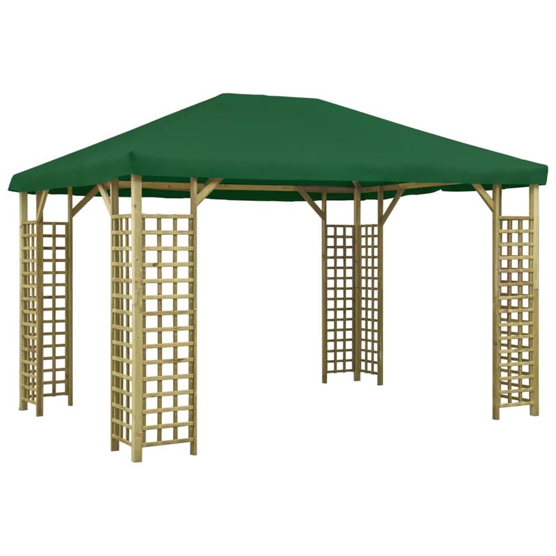 

Cenador verde 4x3 m - Verde - Vidaxl