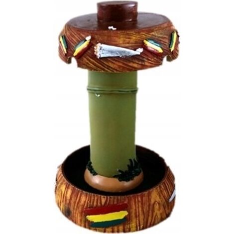 Cenicero de palmera rasta con tres asas