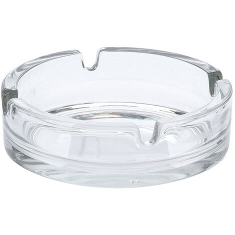 Cenicero redondo de cristal de 10 cm