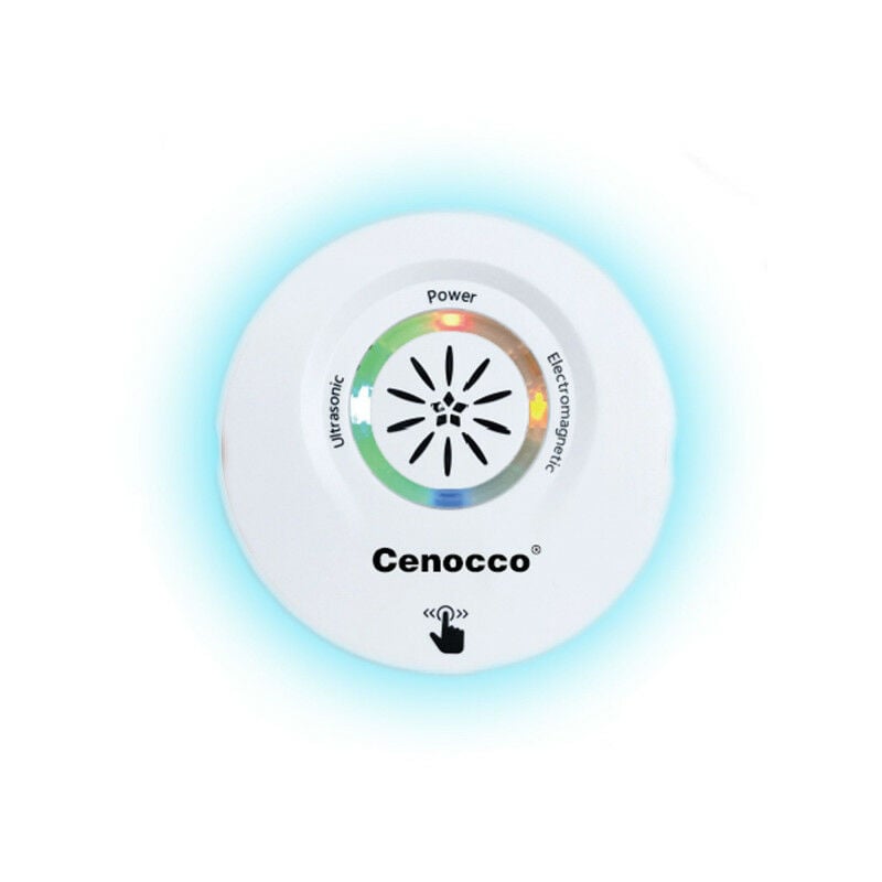 Cenocco Home - CC-9097: Répulsif Antiparasitaire Avancé àUtrasons et Electromagnétique 2 en 1