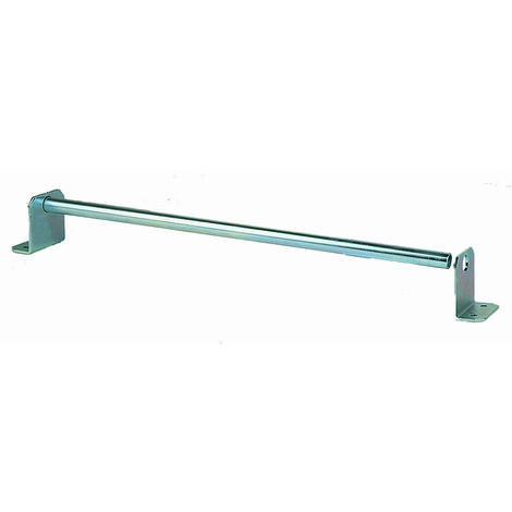 Centaure – Barre d'accrochage en acier zingué 54 cm pour échelle avec crochets – Accessoire robuste pour chantiers – 380007