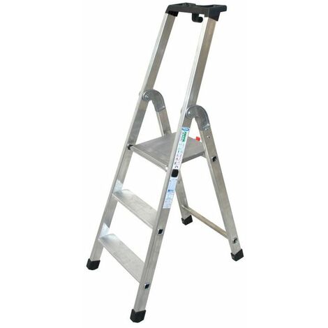 Escabeau professionnel FACAL QUADRA 3 marches 1,38 m - Q50/3 - -