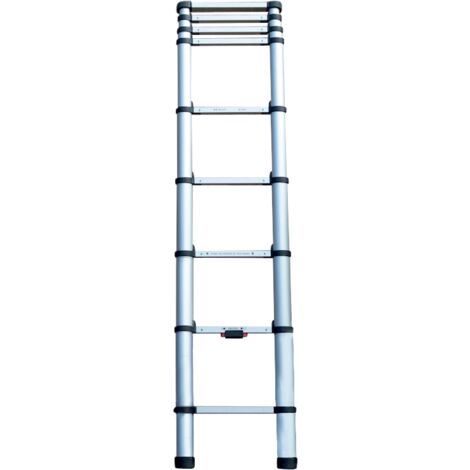Centaure – Échelle télescopique 9 barreaux – Hauteur de travail 2,65m – Charge maximale 150kg – Patins antidérapants pour stabilité