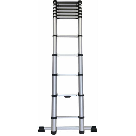 Centaure – Échelle télescopique KOMPACT 11 barreaux – Hauteur de travail 3,20 m – Charge maximale 150 kg – Système de verrouillage sécurisé