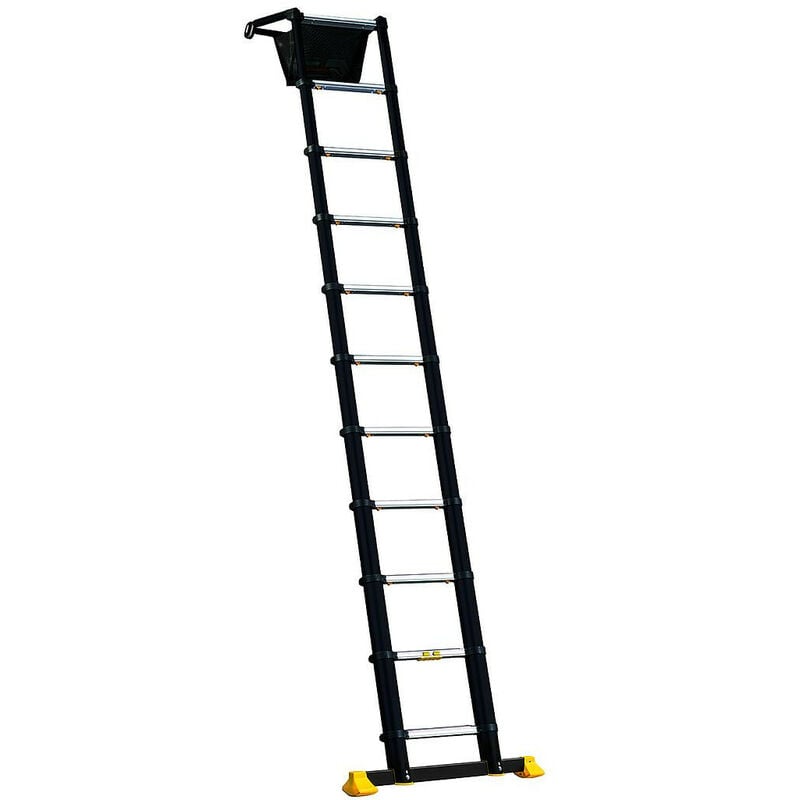 

Centaure - Escalera telescópica 11 peldaños altura máxima de acceso 2,30 m - Space Bamboo