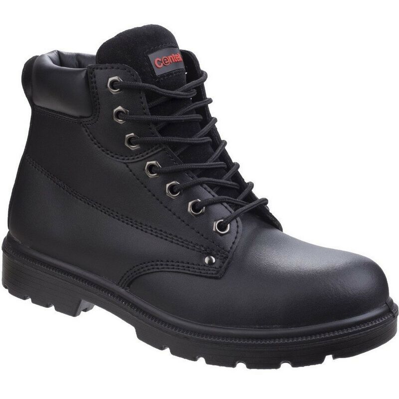 Image of Mens FS331 Classic Ankle S3 Lace Up Leather Safety Boots (10 uk) (Black) - Black - Centek