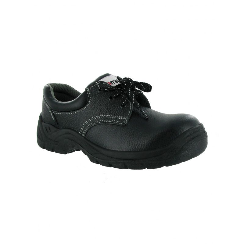 Centek Safety FS337 Lace-Up Shoe / Womens Shoes / Safety Workwear (7 UK) (Black)