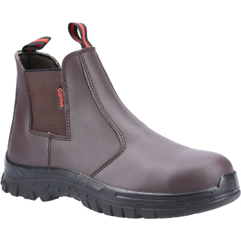 Unisex Adult FS319 S1 Leather Dealer Boots (11 UK) (Brown) - Brown - Centek