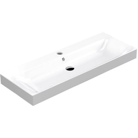 CENTO Lave-vaisselle en céramique 120x45cm, blanc