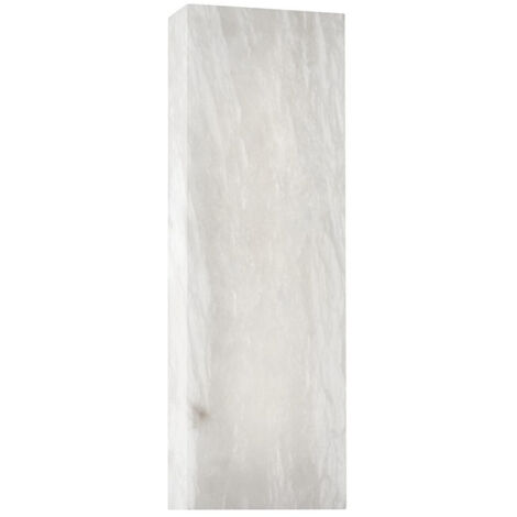 Central Park Petite applique murale nickel poli, albâtre espagnol