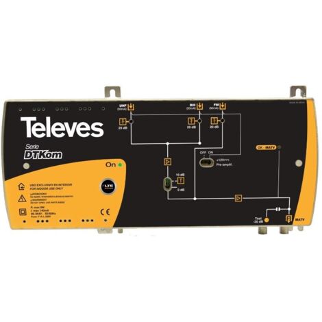 Central TV 3E/1S FM-BIII-UHF 53dB LTE790