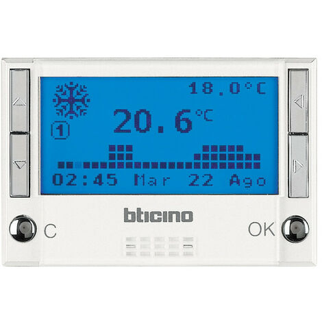 Centrale 4 zone Axolute pour gestion température MyHOME BUS white BTICINO HD4695